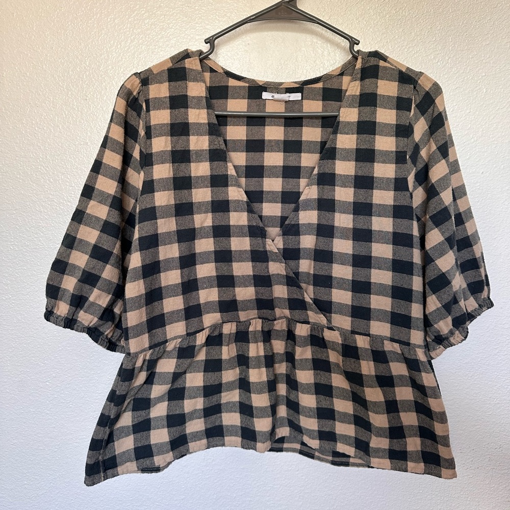 O’Neill Flannel Peplum Shirt